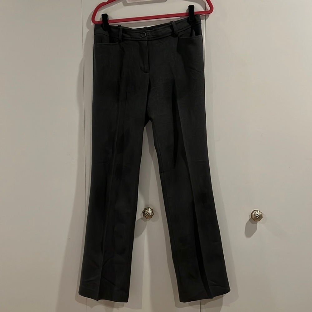 Talbots gray wool pleated pants